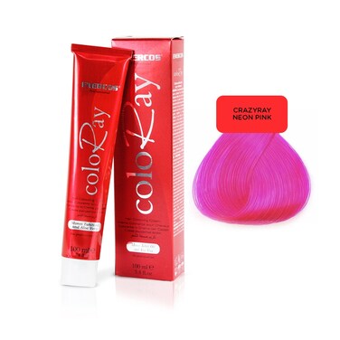 Enercos Professional CrazyRay Direct Color Cream   Neon Pink   100 Ml