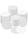 70 mm Foam Lid Liner Pressure Sensitive Seal Round Jar Sealer Bottle Seals Heat Resistant Foam Cap Torque Activated Foam Safety for Protection Safety Jar Cap Bottle Vial Tamper Gasket Kit(200 Pieces)