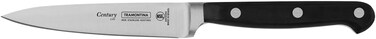 Tramontina Since 1911, Made In Brazil Century 4 Inches Fruit And Vegetable Knife With Stainless Steel Blade And Black Polycarbonate Handle