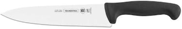 Tramontina Since 1911, Made In Brazil Professional 8 Inches Meat Knife With Stainless Steel Blade And Black Polypropylene Handle With Antimicrobial Protection