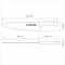Tramontina Professional 12 Inches Meat Knife With Stainless Steel Blade And Blue Polypropylene Handle With Antimicrobial Protection