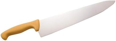 Tramontina Since 1911, Made In Brazil Professional 8 Inches Meat Knife With Stainless Steel Blade And Yellow Polypropylene Handle With Antimicrobial Protection