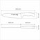 Tramontina Since 1911, Made In Brazil Professional 8 Inches Meat Knife With Stainless Steel Blade And White Polypropylene Handle With Antimicrobial Protection