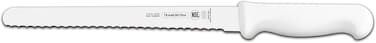 Tramontina Since 1911, Made In Brazil Professional 10 Inches Cake/Bread Slicer With Serrated Edge Stainless Steel Blade And White Polypropylene Handle