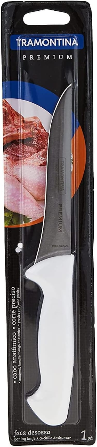 Tramontina Since 1911, Made In Brazil Ultracorte 7 Inches Bread Knife With Stainless Steel Blade And Black Polypropylene Handle