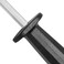 Tramontina Since 1911, Made In Brazil Plenus 8 Inches Grooved Sharpener With Carbon Steel Rod And Black Polypropylene Handle