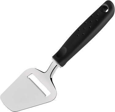 Tramontina Since 1911, Made In Brazil Utilita Stainless Steel Cheese Slicer With Black Polypropylene Handle