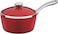 Tramontina Since 1911, Made In Brazil Lyon 20Cm 2.8L Red Forged Aluminum Saucepan With Interior Starflon High Performance Pfoa Free Nonstick Coating
