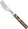 Tramontina Since 1911, Made In Brazil Stainless Steel Table Fork With Treated Brown Polywood Handle