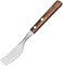 Tramontina Since 1911, Made In Brazil Stainless Steel Dessert Fork With Treated Brown Polywood Handle