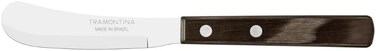 سكين زبدة ترامونتينا بمقبض خشبي، بولي وود، آمن للاستخدام في غسالة الأطباق، متين، مصنوع من خشب طبيعي، صنع في البرازيل