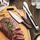 Tramontina Since 1911, Made In Brazil Churrasco Meat Tong With Stainless Steel Pincers And Treated Brown Polywood Handle