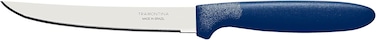 Tramontina Since 1911, Made In Brazil Ipanema 2 Pieces Steak Knife Set With Micro Serrated Edge Stainless Steel Blades And Blue Polypropylene Handles