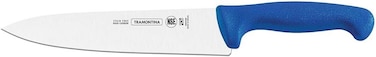 Tramontina Since 1911, Made In Brazil Professional 14 Inches Meat Knife With Stainless Steel Blade And Blue Polypropylene Handle With Antimicrobial Protection
