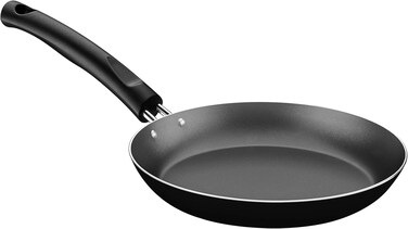 Tramontina Since 1911, Made In Brazil Chelsea 20Cm 0.8L Black Aluminum Frying Pan With Interior And Exterior Starflon Max Pfoa Free Nonstick Coating