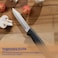 Tramontina Since 1911, Made In Brazil Plenus 3 Pieces Knife Set With Stainless Steel Blade And Black Polypropylene Handle