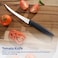 Tramontina Since 1911, Made In Brazil Plenus 3 Pieces Knife Set With Stainless Steel Blade And Black Polypropylene Handle