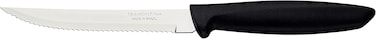 Tramontina Since 1911, Made In Brazil Plenus 5 Inches Steak And Fruit Knife With Stainless Steel Blade And Black Polypropylene Handle