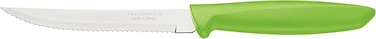 Tramontina Since 1911, Made In Brazil Plenus 5 Inches Steak And Fruit Knife With Stainless Steel Blade And Green Polypropylene Handle