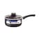 قدر صلصة ترامونتينا باريس من الألومنيوم، مطلي داخليًا وخارجيًا بطبقة مانعة للالتصاق من نوع ستارفلون ماكس، مزود بغطاء زجاجي، 16 سم، 1.5 لتر