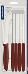 Tramontina Since 1911, Made In Brazil Plenus 6 Pieces Steak And Fruit Knife Set With Stainless Steel Blades And Brown Polypropylene Handles