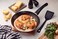 Tramontina Paris Aluminum Frying Pan with Interior and Exterior Starflon Max Lead Nonstick Coating with a Nylon Spatula, 24 cm 1,2 L