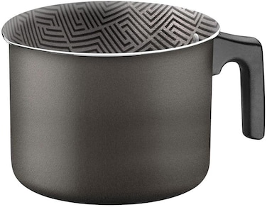 Tramontina Since 1911, Made In Brazil Paris Texture 12Cm 1.2L Graphite Aluminum Multipurpose Boiler With Interior And Exterior Starflon Max Lead Pfoa Free Nonstick Coating