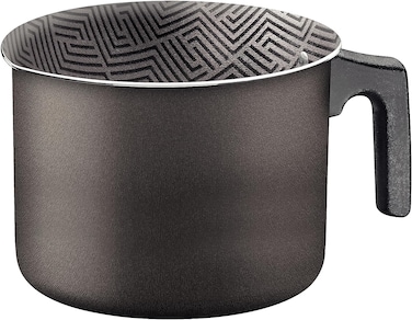Tramontina Since 1911, Made In Brazil Paris Texture 16Cm 2.7L Graphite Aluminum Multipurpose Boiler With Interior And Exterior Starflon Max Lead Pfoa Free Nonstick Coating