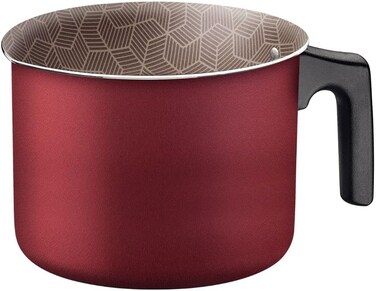 Tramontina Since 1911, Made In Brazil Paris 16Cm 2.7L Red Aluminum Multipurpose Boiler With Interior And Exterior Starflon Max Red Pfoa Free Nonstick Coating