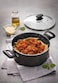 Tramontina Black Aluminum Cookware Set with Interior and Exterior Starflon Excellent Nonstick Coating 7 pieces