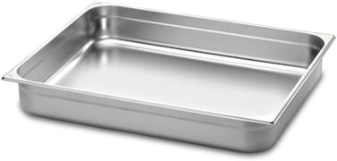 Tramontina GN 1/1 Stainless Steel Food Pan Without Handles, 65mm Deep - Steel 304