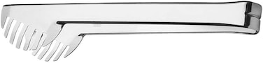 Tramontina Since 1911, Made In Brazil Utility Universal Stainless Steel Pasta Tongs With Long Handle
