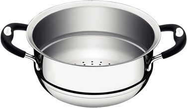 Tramontina Since 1911, Made In Brazil Duo Silicone 20Cm 3.1L Stainless Steel Steamer Basket With Silicon Handles