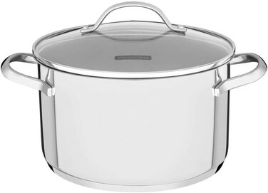 Tramontina Since 1911, Made In Brazil Una 24Cm 6.1L Stainless Steel Deep Casserole With Tri-Ply Bottom
