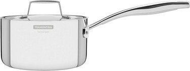 Tramontina Since 1911, Made In Brazil Grano 16 Cm 1.7L Stainless Steel Saucepan With Tri-Ply Body