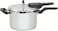 Tramontina Brava Stainless Steel Pressure Cooker With Tri-Ply Base, 22cm Diameter, 6 Litre Capacity 62416220