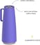 Tramontina Since 1911, Made In Brazil Exata Purple Plastic Thermal Flask With 1 Liter Glass Liner