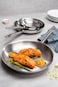 Tramontina Professional Shallow Stainless Steel Triple Bottom Frying Pan With Handle 30cm 2.9 L