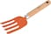 Tramontina Since 1911, Made In Brazil Hand Garden Fork 4 Teeth With Special Carbon Steel And Wood Handle