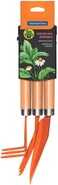 Tramontina Since 1911, Made In Brazil 3 Pieces Garden Tool Set With Special Carbon Steel And Wood Handle Includes Garden Trowel + Transplanting Trowel + Cultivator