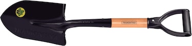 Tramontina Since 1911, Made In Brazil Small Round Mouth Shovel With 45Cm Wood Handle