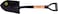 Tramontina Since 1911, Made In Brazil Small Round Mouth Shovel With 45Cm Wood Handle