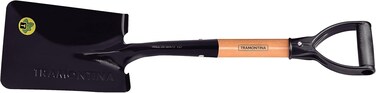 Tramontina Since 1911, Made In Brazil Small Square Mouth Shovel With 45Cm Wood Handle