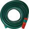 Tramontina Since 1911, Made In Brazil 20M Flex Garden Hose In Green With 3-Layers PVC Fiber And Braided Polyester Cord With Thread Connectors And Sprayer