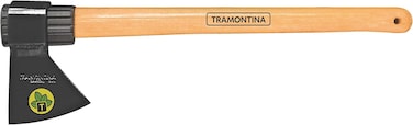 Tramontina Since 1911, Made In Brazil Size 2 Welded Axe Round Head With 50Cm Wood Handle