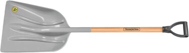 Tramontina Since 1911, Made In Brazil Plastic Scoop Shovel With 79Cm Wood Handle