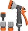 Tramontina Since 1911, Made In Brazil 4-Pieces Irrigation Set With Quick Connectors And Water Spray Gun