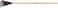Tramontina Since 1911, Made In Brazil 15 Teeth Black Polypropylene Garden Leaf Rake With 120Cm Varnished-Finish Wood Handle