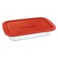 MARINEX Large Rectangular Glass Roaster with Plastic Lid 2.9L - Durable Heat-Resistant Bakeware Dish Transparent Oven-Safe Glass Roasting&amp;Baking Tray with Airtight Plastic Lid for Storage