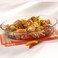 MARINEX Medium Oval Glass Roaster 3.2L &ndash; Durable Heat-Resistant Bakeware Dish   Transparent Oven-Safe Roasting &amp; Baking Tray Ideal for Casseroles
